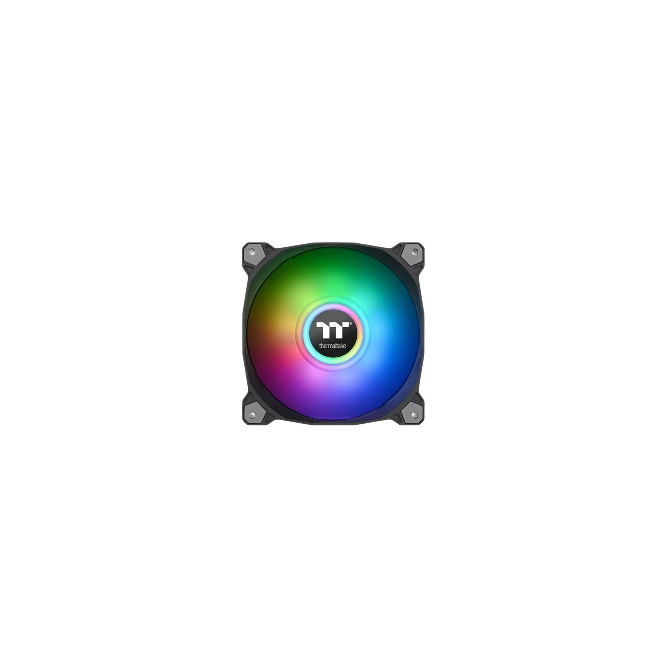Thermaltake Pure Duo 14 ARGB Sync Radiator Fan - 140mm Black - 2-Pack, ARGB LED, 500-1500 RPM
