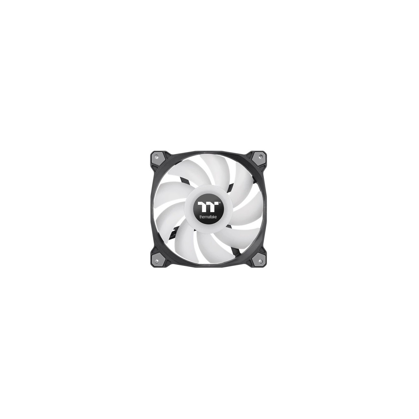 Thermaltake Pure Duo 14 ARGB Sync Radiator Fan - 140mm Black - 2-Pack, ARGB LED, 500-1500 RPM