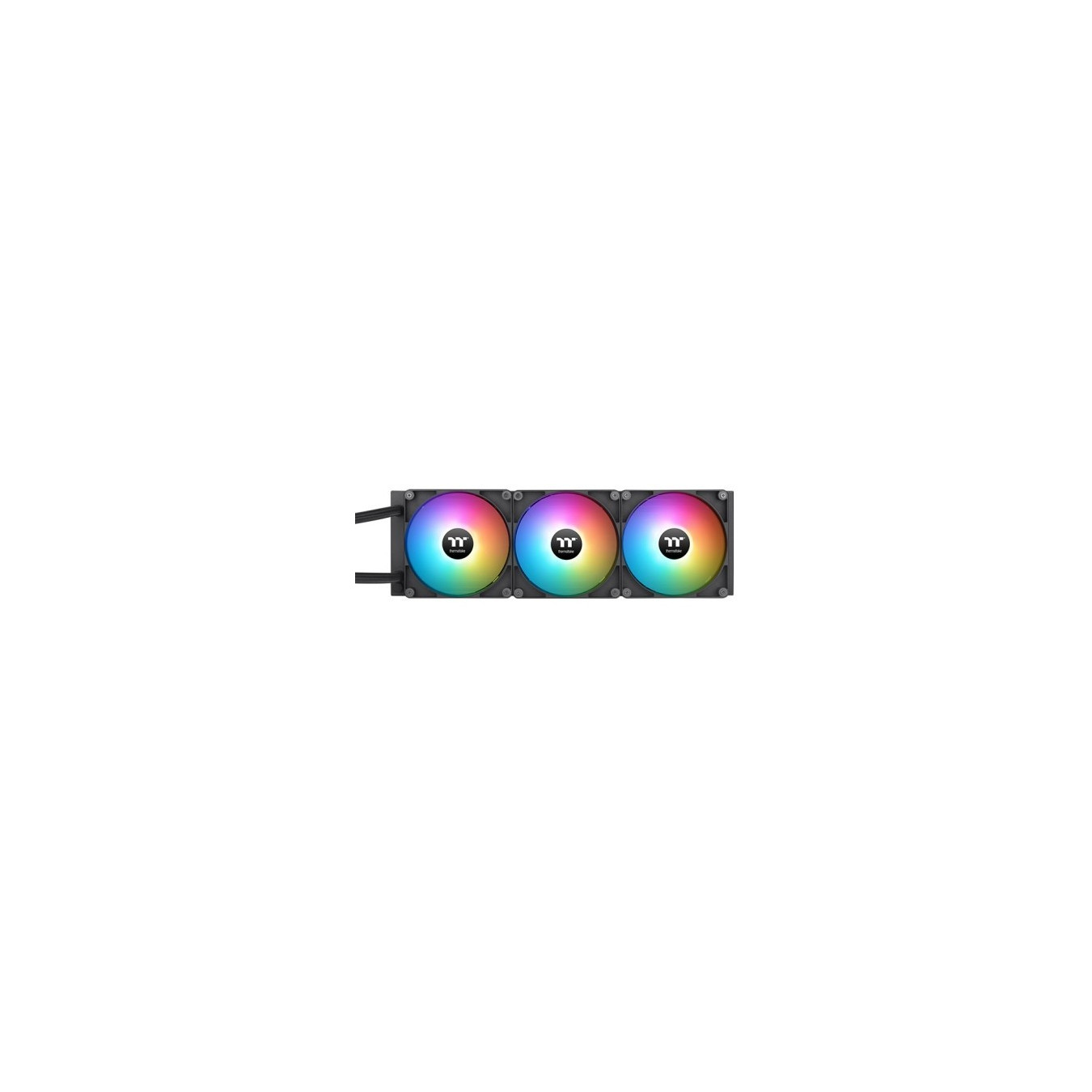 Thermaltake TH420 V2 Ultra - 420mm AIO CPU Liquid Cooler, 3x140mm ARGB PWM Fans, LCD Pump, Black