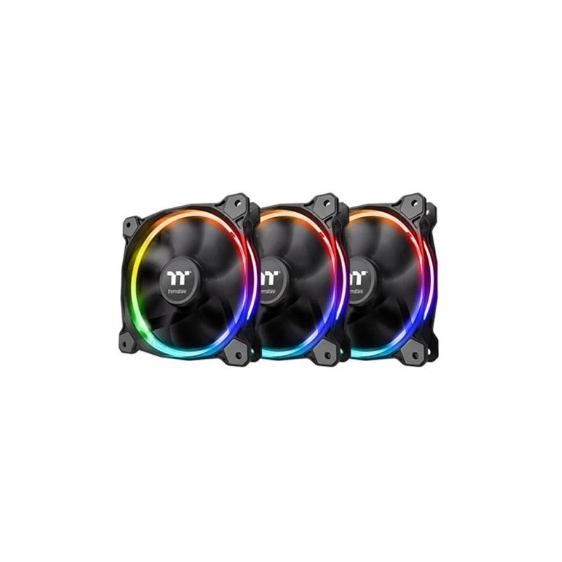 Buy Thermaltake Riing 12 LED RGB Sync - 3x 120mm PWM Fans, Black, 800–1500 RPM in Cyprus, Nicosia, Limassol, Larnaka, Pafos