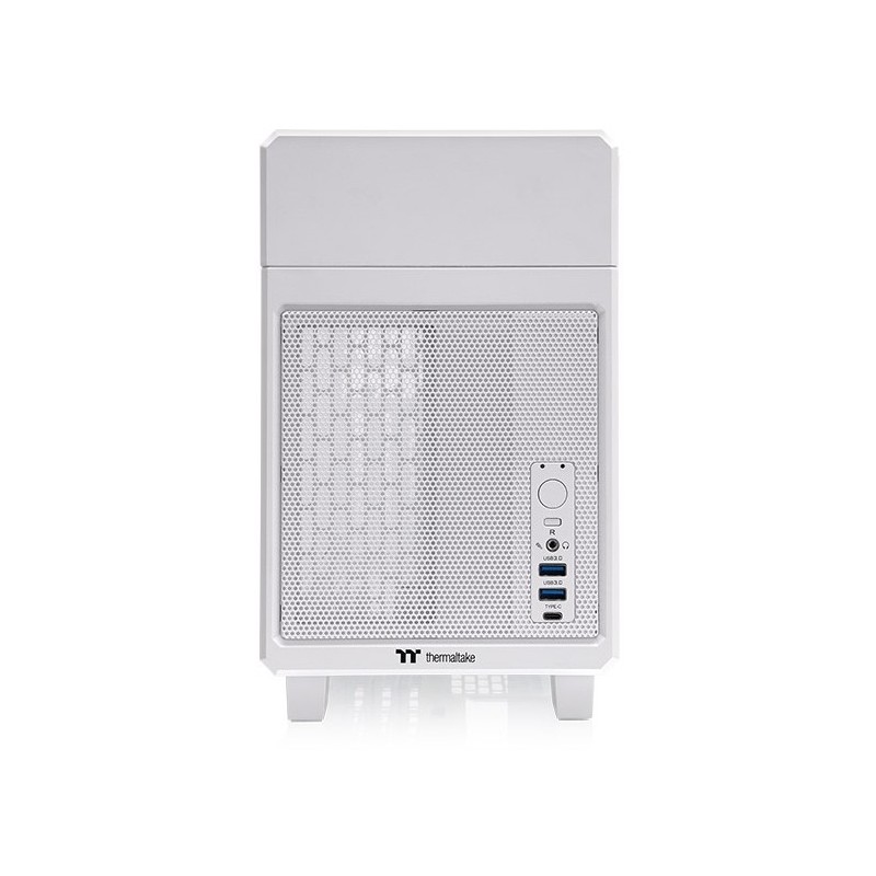 Buy Thermaltake TR100 Mini Tower - Snow White - Mini-ITX, SFX/SFX-L, USB-C, supp... in Cyprus, Nicosia, Limassol, Larnaka, Pafos