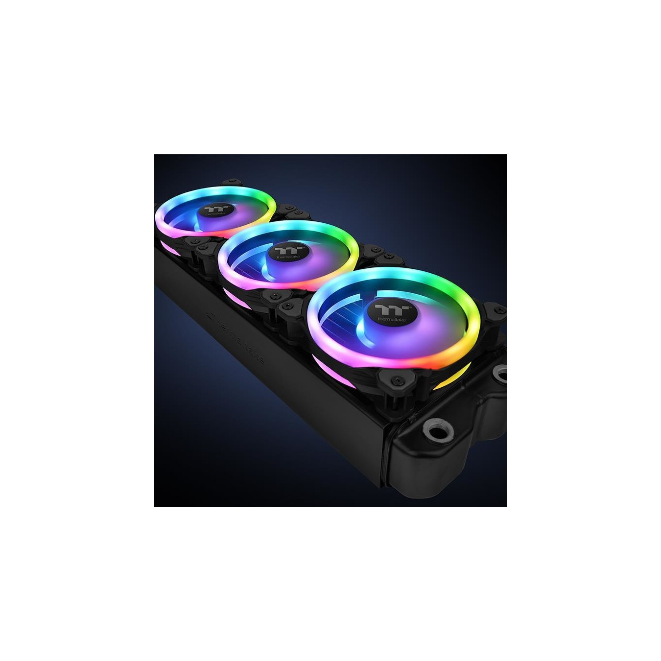 Thermaltake Riing Trio 14 RGB - TT Premium Edition - Black/Grey, 3×140mm RGB Fans — Buy in Cyprus with Fast Delivery