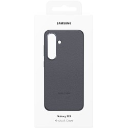 Buy Samsung Kindsuit Faux Leather Flip Cover - Galaxy S25 - Black, Drop & Scratc... in Cyprus, Nicosia, Limassol, Larnaka, Pafos