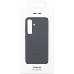 Buy Samsung Kindsuit Faux Leather Flip Cover - Galaxy S25 - Black, Drop & Scratc... in Cyprus, Nicosia, Limassol, Larnaka, Pafos
