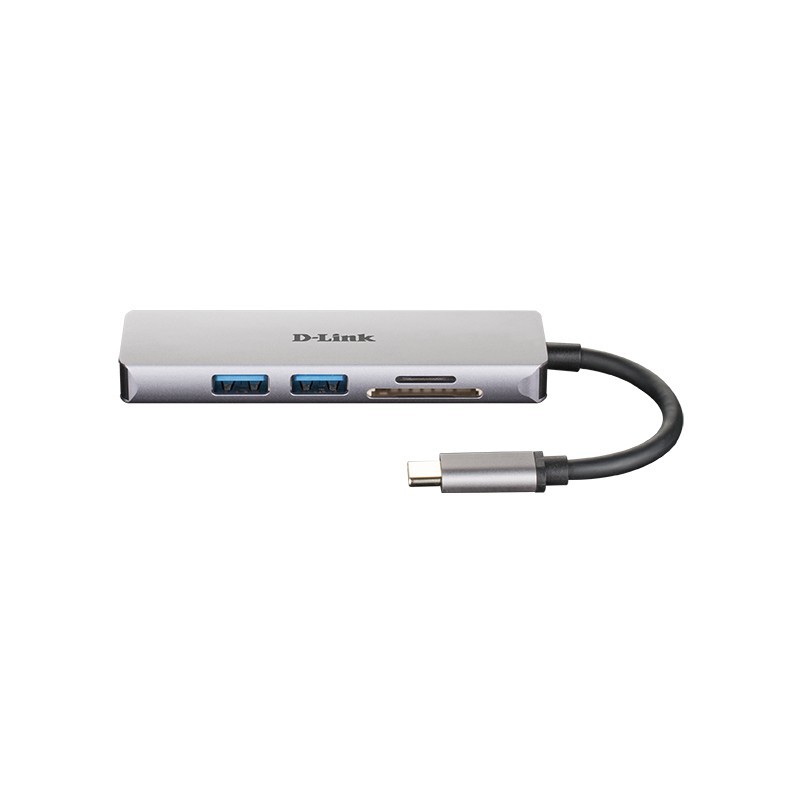 Buy D-Link DUB-M530 USB-C 5-in-1 Hub - Aluminium, 4K HDMI, SD/microSD Reader, 2x... in Cyprus, Nicosia, Limassol, Larnaka, Pafos
