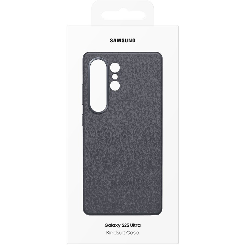 Buy Samsung Kindsuit Faux Leather Case - Galaxy S25 Ultra - Black, Faux Leather ... in Cyprus, Nicosia, Limassol, Larnaka, Pafos