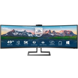 Buy Philips 499P9H - 124cm (49") SuperWide 32:9 Curved VA Monitor - 5120x1440, D... in Cyprus, Nicosia, Limassol, Larnaka, Pafos