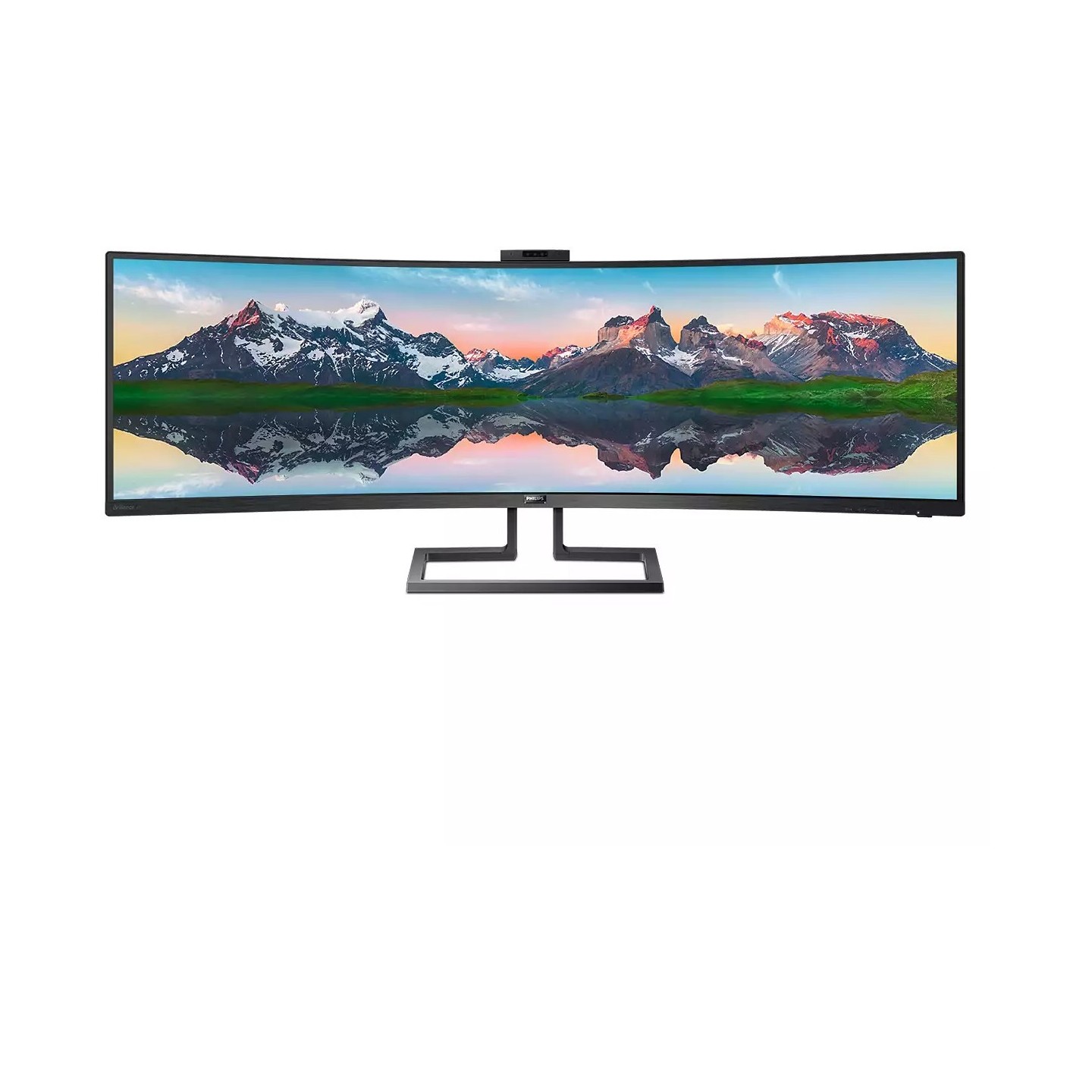Philips 499P9H 49" SuperWide 32:9 Curved VA DQHD Monitor USB-C 90W Webcam (Boxed) — Buy in Cyprus with Fast Delivery