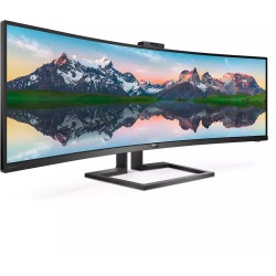 Philips 499P9H 49" SuperWide 32:9 Curved VA DQHD Monitor USB-C 90W Webcam (Boxed) — Buy in Cyprus with Fast Delivery