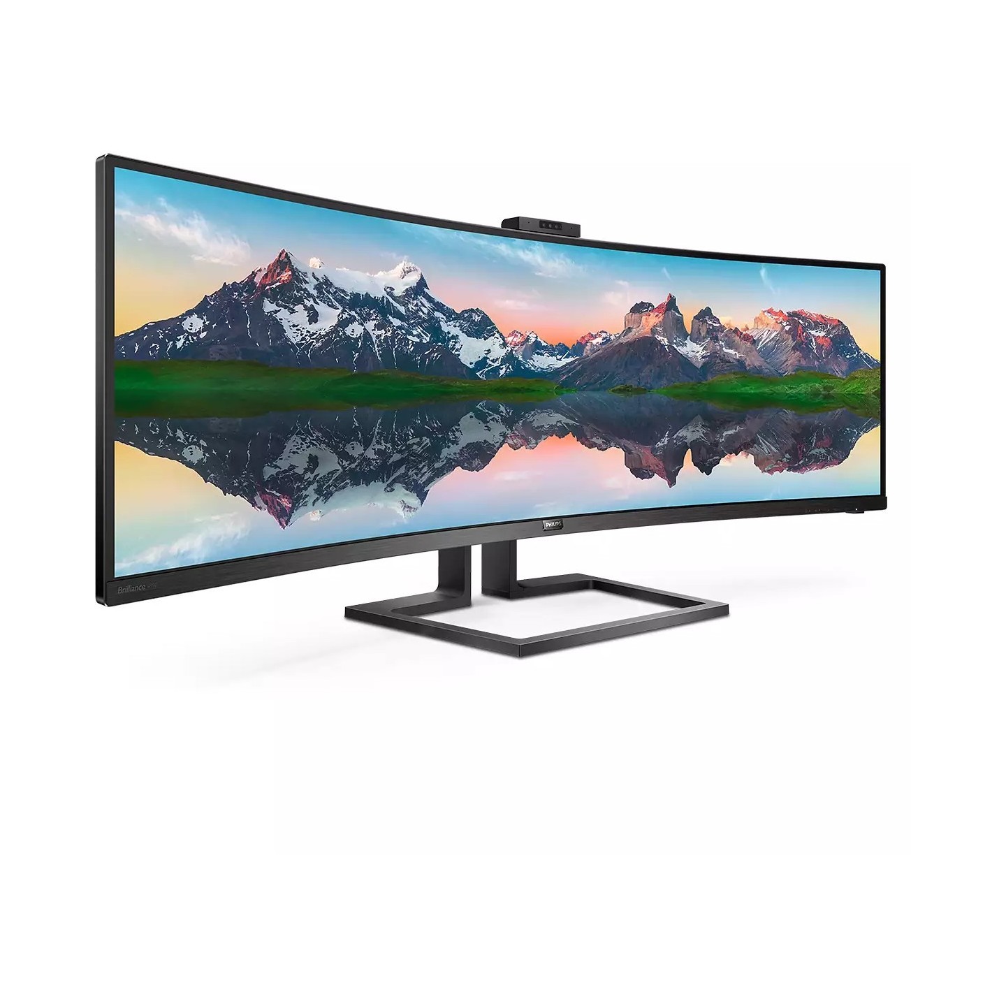 Philips 499P9H 49" SuperWide 32:9 Curved VA DQHD Monitor USB-C 90W Webcam (Boxed) — Buy in Cyprus with Fast Delivery