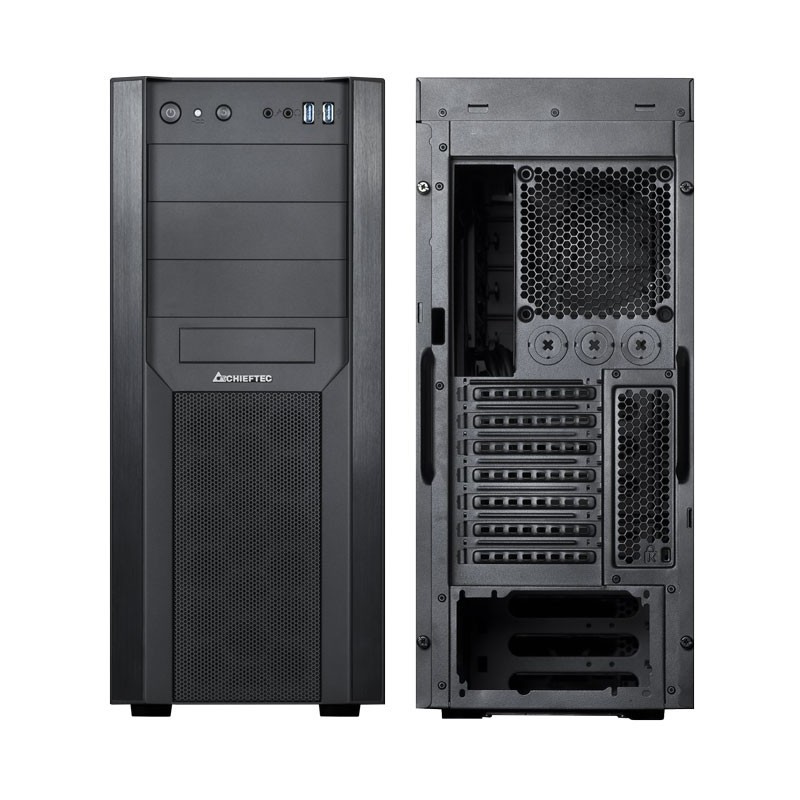 Chieftec Mesh CW-01B-OP Black Mid-Tower ATX/mATX/ITX Case (Boxed) — Buy in Cyprus with Fast Delivery