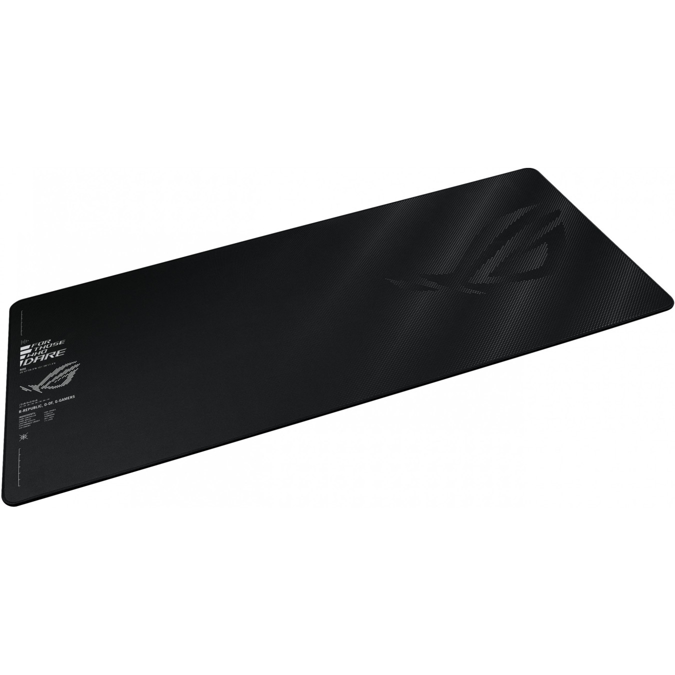 ASUS ROG Sheath II XXL - Black Fabric Gaming Mouse Pad, Stitched Edges & Non-Slip Rubber Base