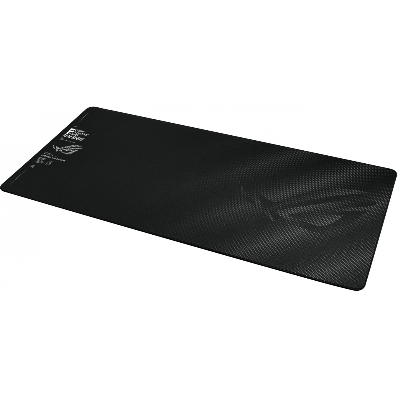 ASUS ROG Sheath II XXL - Black Fabric Gaming Mouse Pad, Stitched Edges & Non-Slip Rubber Base