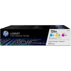 Buy HP 126A Original Toner CF341A - Cyan Magenta Yellow - 3-pack - 1000 pages each in Cyprus, Nicosia, Limassol, Larnaka, Pafos
