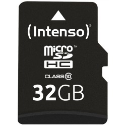 Buy Intenso MicroSDHC Card - 3413480 - (Black, 32GB, Class 10, 25 MB/s) in Cyprus, Nicosia, Limassol, Larnaka, Pafos