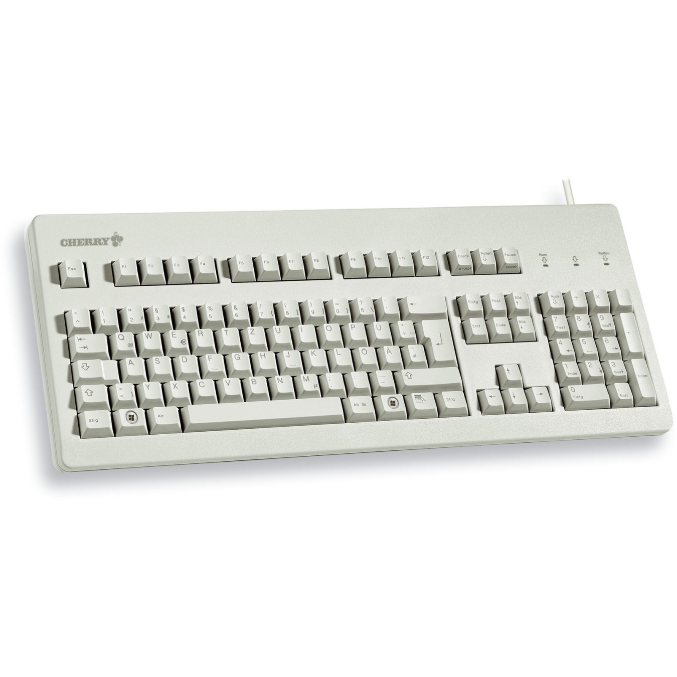 Cherry G80-3000 - LPCEU-0 - Beige, 104-key, USB wired, Cherry MX Black mechanical keyboard — Buy in Cyprus with Fast Delivery