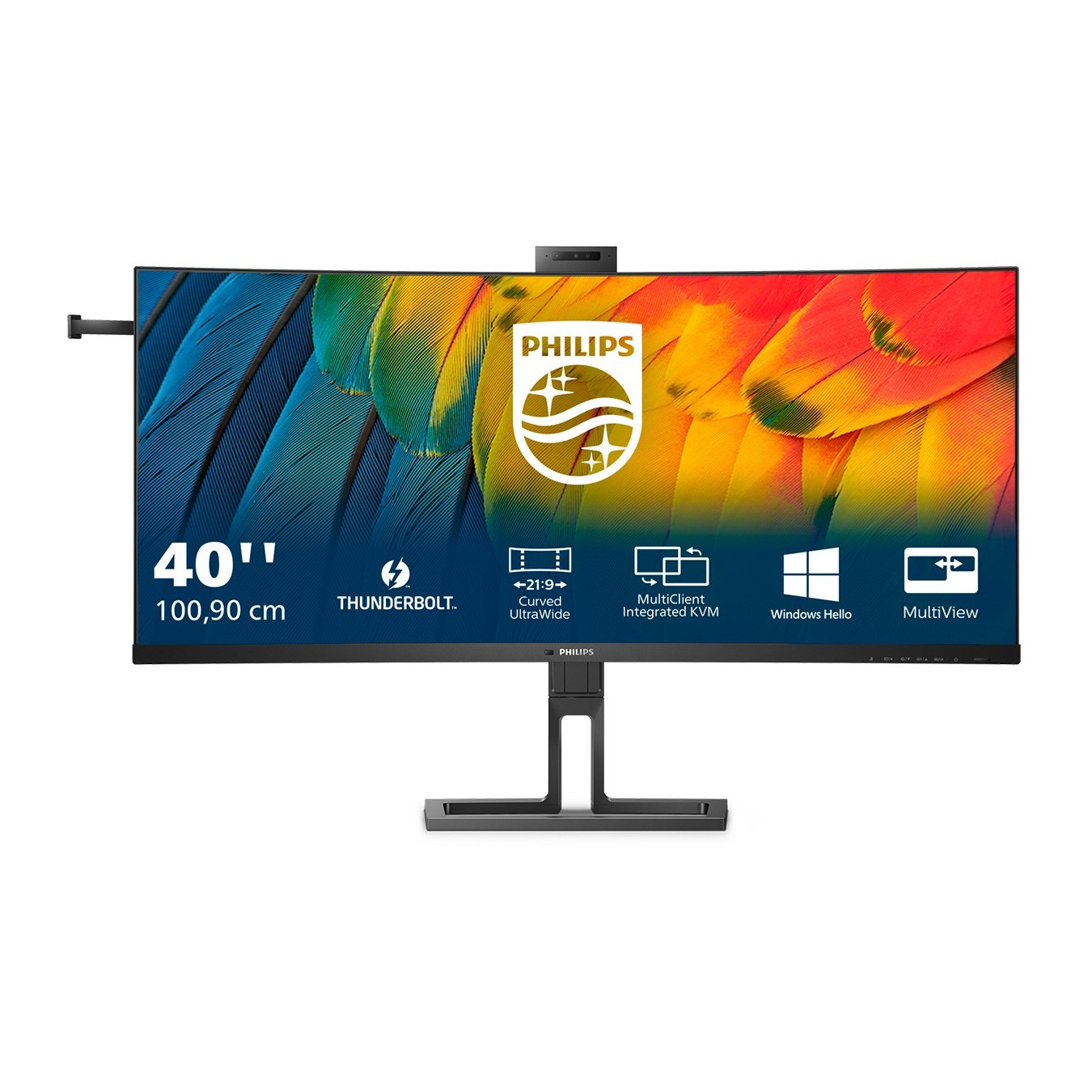 Philips 40B1U6903CH - Curved 39.7" IPS 21:9 HDR10 Monitor - Black — Buy in Cyprus with Fast Delivery