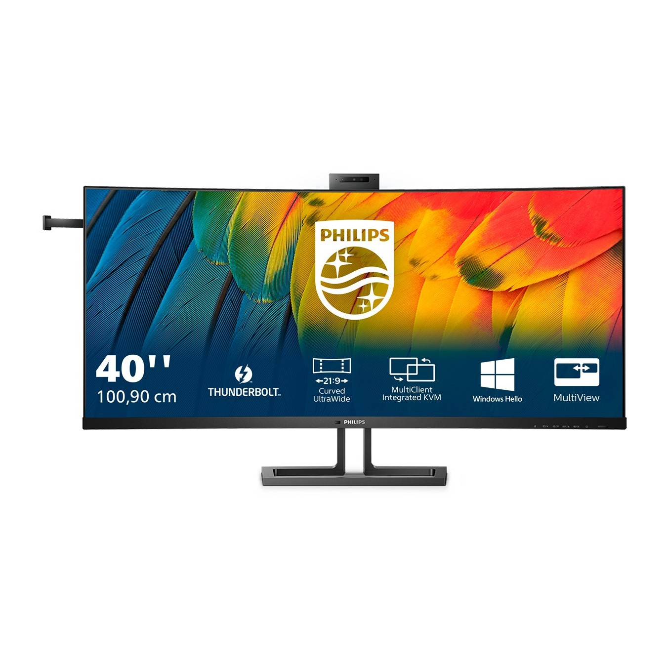 Philips 40B1U6903CH - Curved 39.7" IPS 21:9 HDR10 Monitor - Black — Buy in Cyprus with Fast Delivery
