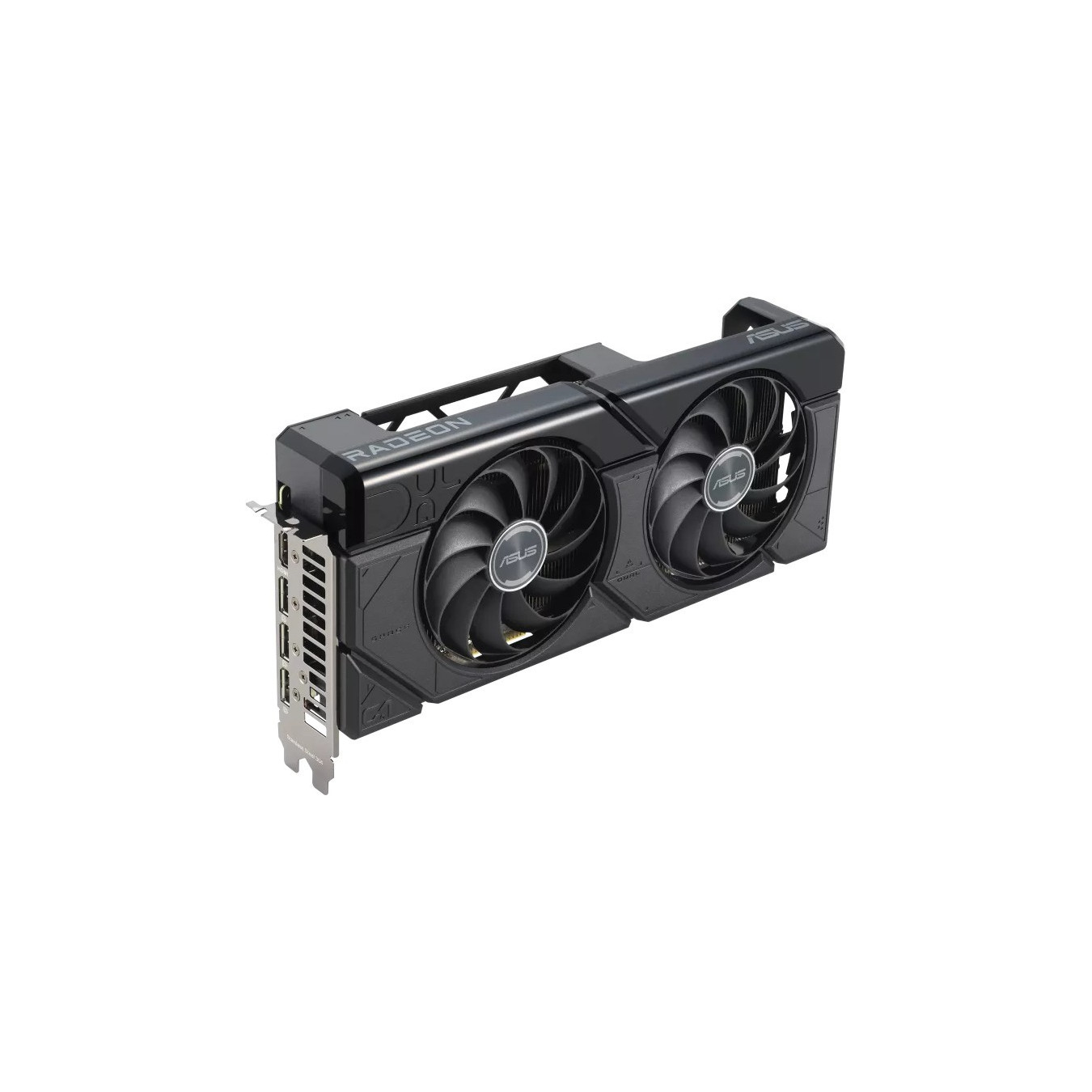 RX 7700 XT ASUS Dual Radeon OC - RX7700XT-O12G - Black, 12GB GDDR6, 192-bit, PCIe 4.0, 2x8-pin