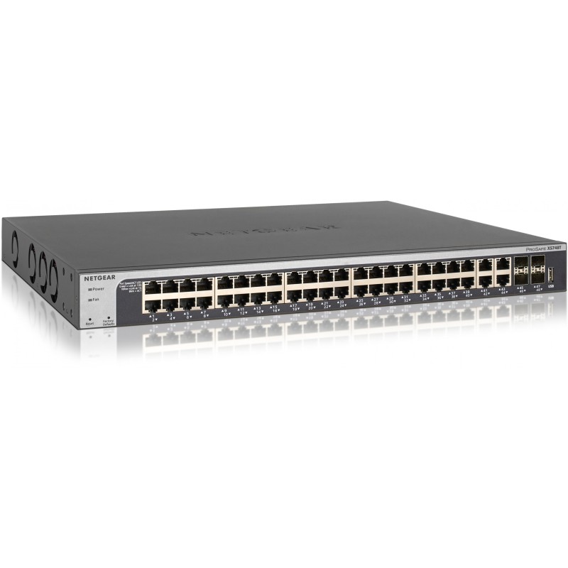 Buy NETGEAR Switch XS748T-100NES - Black, 44x 10GBASE-T + 4x SFP+, Managed L2+/L... in Cyprus, Nicosia, Limassol, Larnaka, Pafos