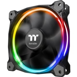 Buy Thermaltake Riing 12 LED RGB 120mm Fan (3-Pack) - CL-F042-PL12SW-B - Black, ... in Cyprus, Nicosia, Limassol, Larnaka, Pafos