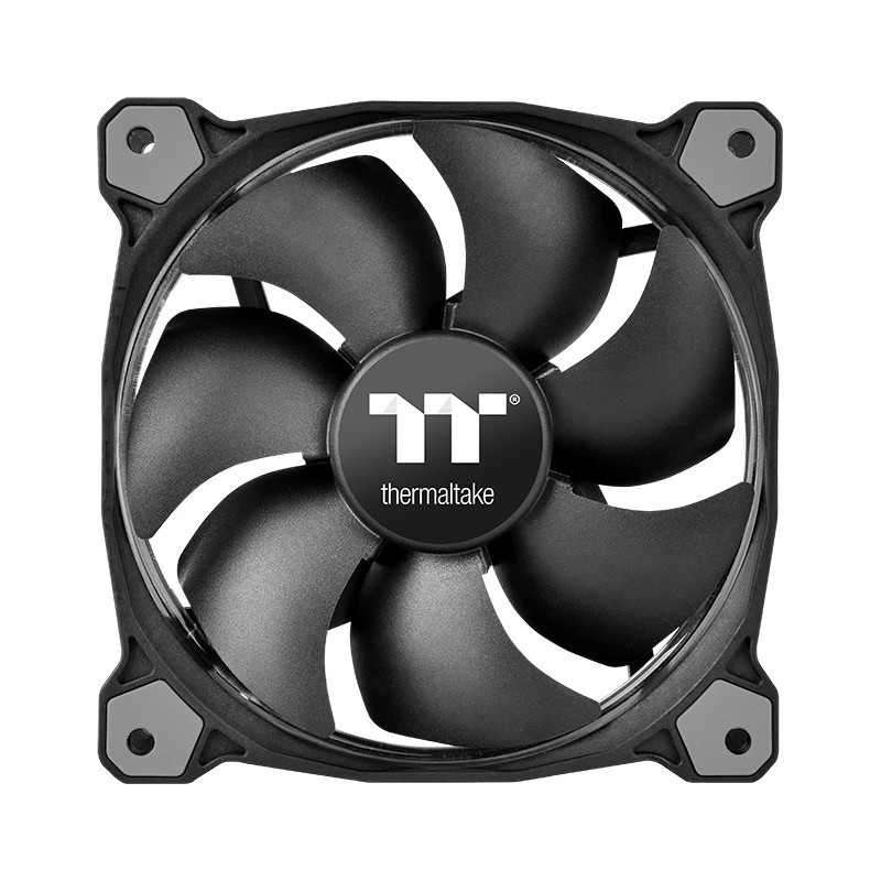 Buy Thermaltake Riing 12 LED RGB 120mm Fan (3-Pack) - CL-F042-PL12SW-B - Black, ... in Cyprus, Nicosia, Limassol, Larnaka, Pafos