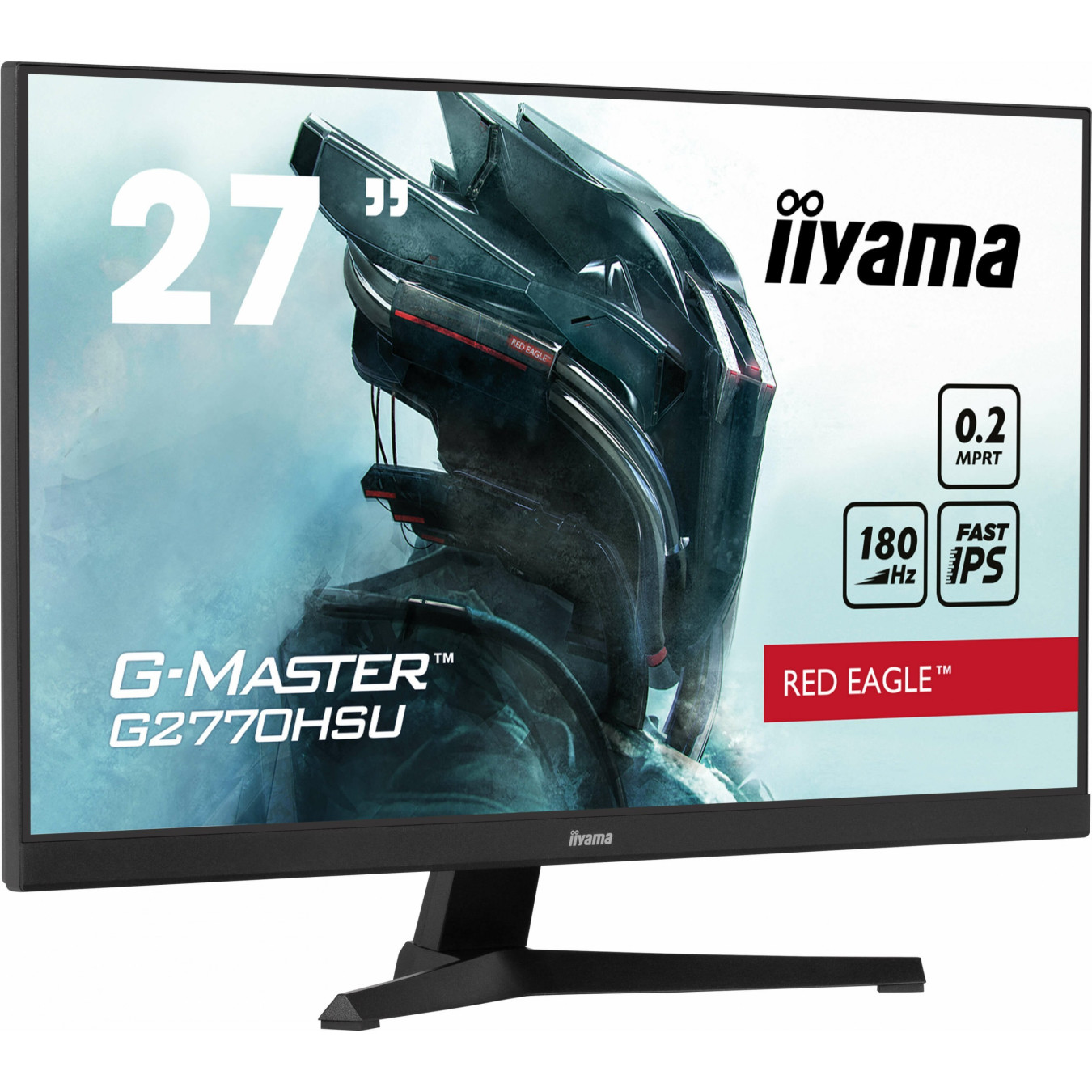 IIYAMA 68.6cm (27') G2770HSU-B6 - 27-inch, 1080p, Fast IPS, 180 Hz, 0.2 ms, Black — Buy in Cyprus with Fast Delivery