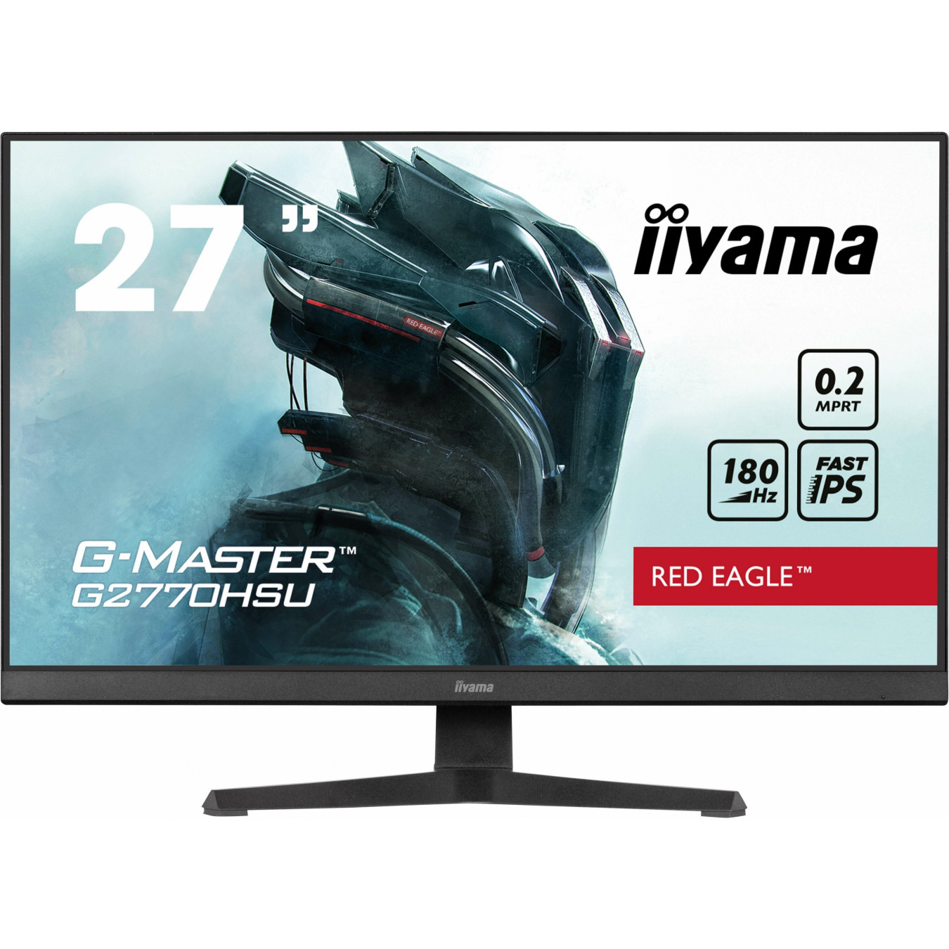 IIYAMA 68.6cm (27') G2770HSU-B6 - 27-inch, 1080p, Fast IPS, 180 Hz, 0.2 ms, Black — Buy in Cyprus with Fast Delivery