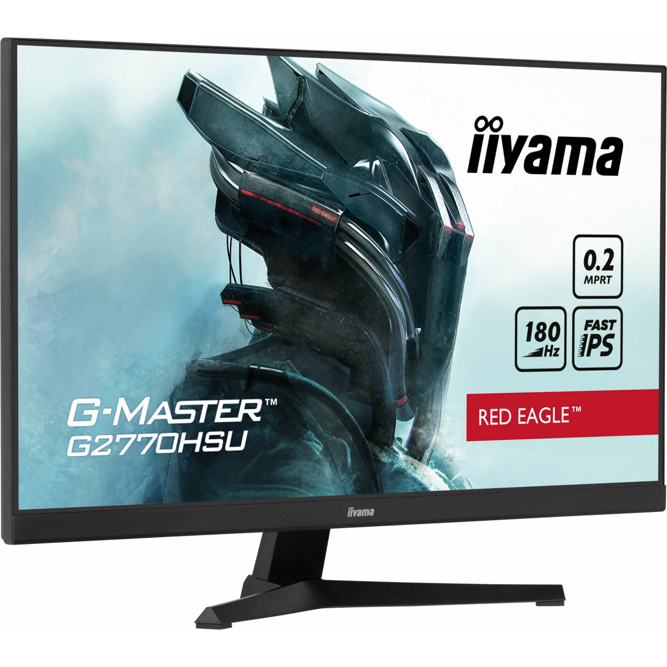 IIYAMA 68.6cm (27') G2770HSU-B6 - 27-inch, 1080p, Fast IPS, 180 Hz, 0.2 ms, Black — Buy in Cyprus with Fast Delivery