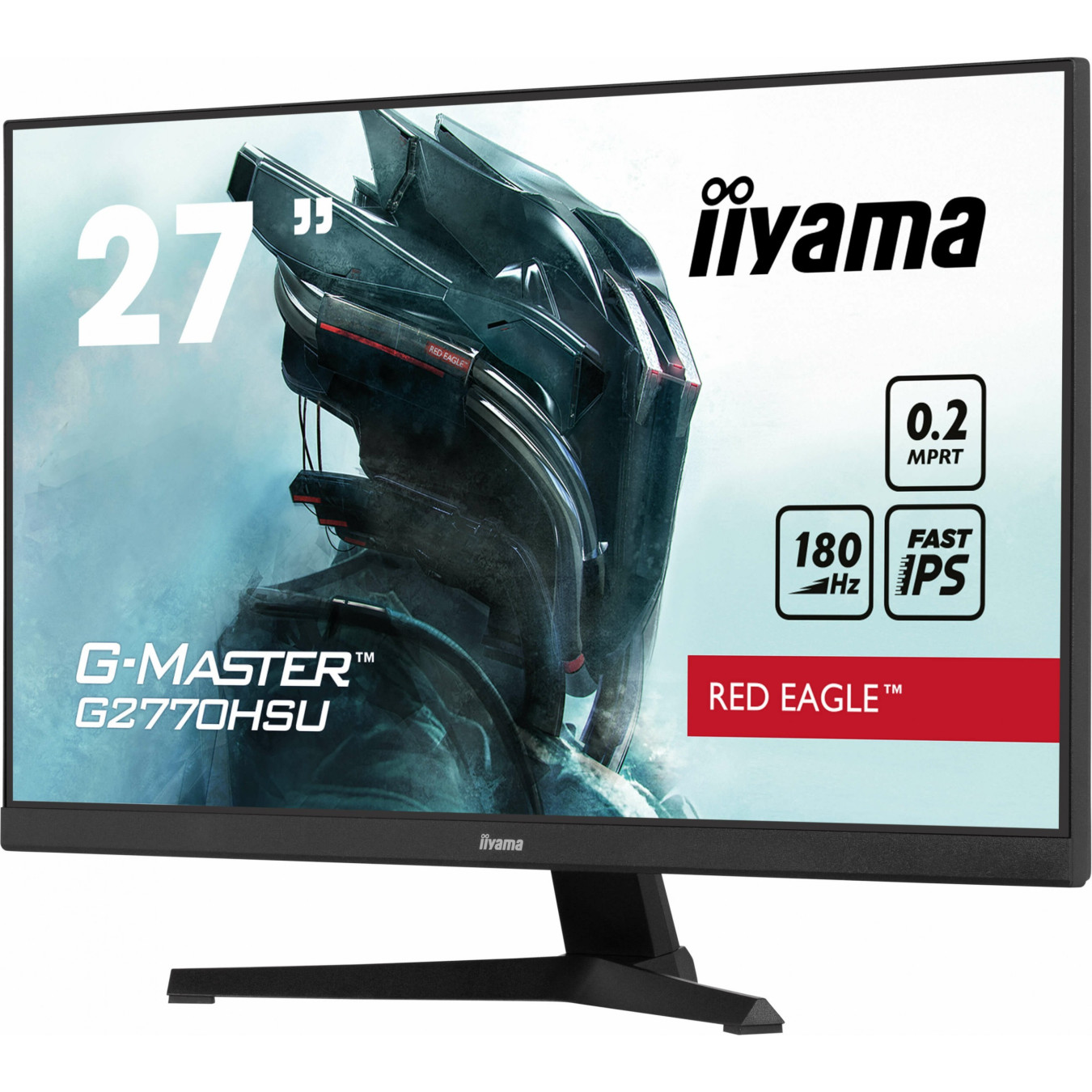 IIYAMA 68.6cm (27') G2770HSU-B6 - 27-inch, 1080p, Fast IPS, 180 Hz, 0.2 ms, Black — Buy in Cyprus with Fast Delivery