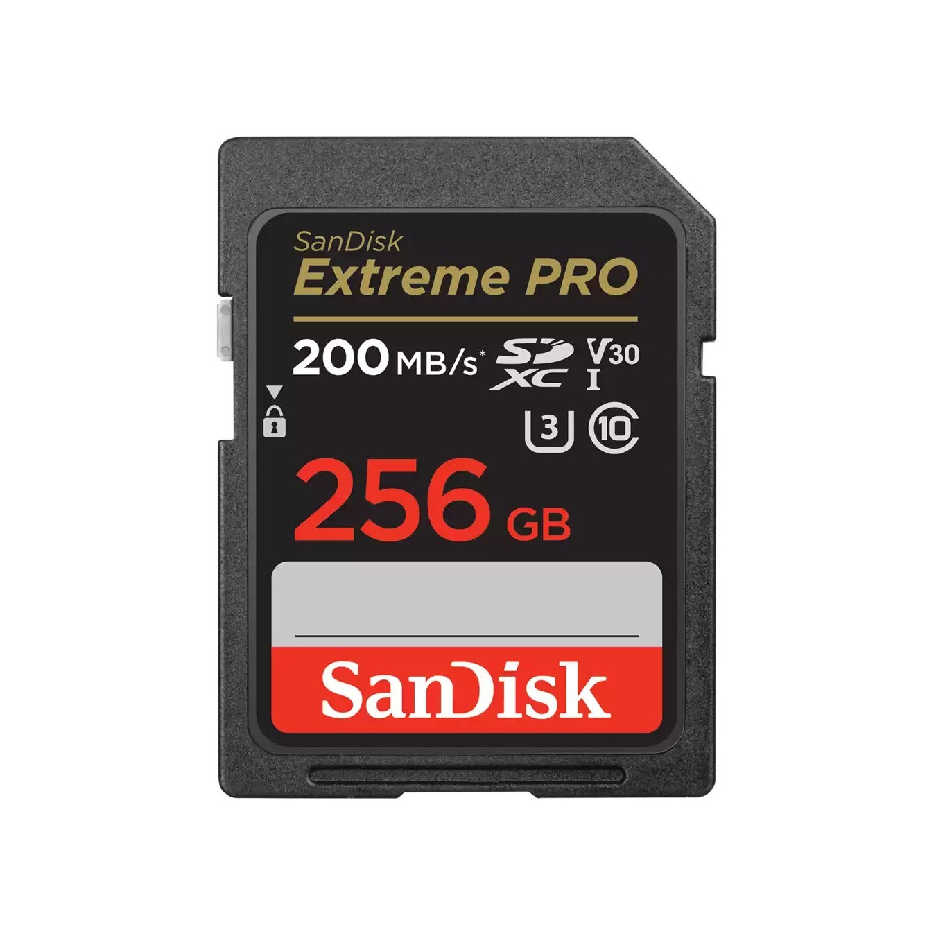 SanDisk Extreme PRO SDXC 256GB - Black, U3, V30, 200 MB/s Read, 90 MB/s Write — Buy in Cyprus with Fast Delivery