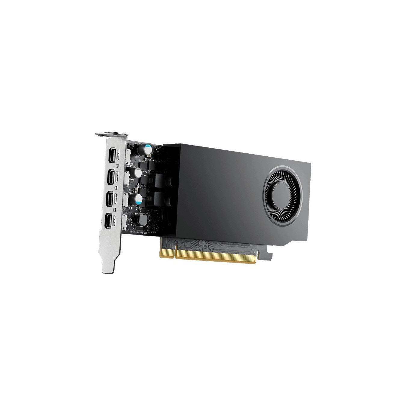 Quadro RTX A400 - VCNRTXA400-PL - Black, 4GB GDDR6, Low-Profile, PCIe x8 4.0, 4x Mini DisplayPort