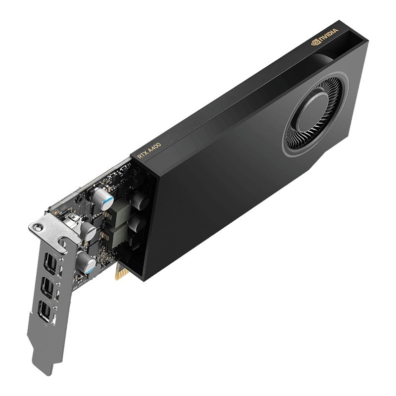 Buy Quadro RTX A400 - VCNRTXA400-PL - Black, 4GB GDDR6, Low-Profile, PCIe x8 4.0... in Cyprus, Nicosia, Limassol, Larnaka, Pafos
