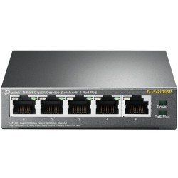 Buy TP-Link SG1005P 5-Port Gigabit PoE Switch - SG1005P - Black, Metal enclosure... in Cyprus, Nicosia, Limassol, Larnaka, Pafos