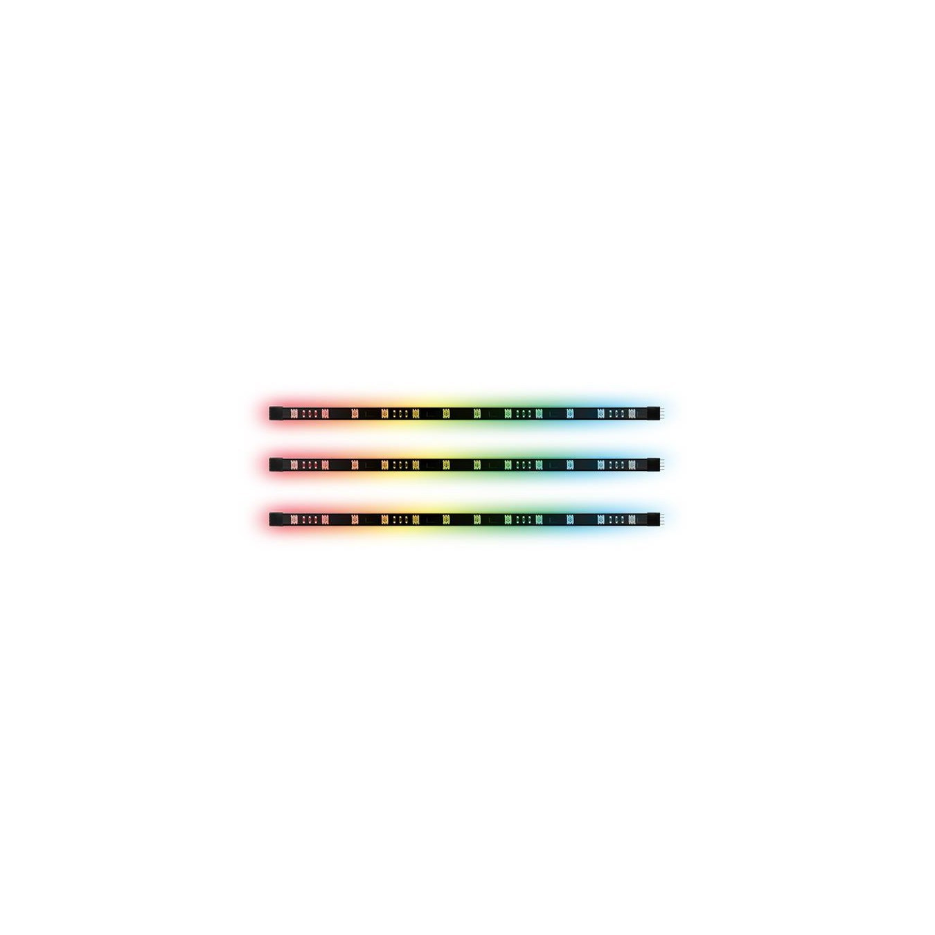 Thermaltake Riing Plus 12 RGB Kit - CL-F076-PL12SW-A - 3x120mm RGB Fans + Lumi, USB Hub, Black