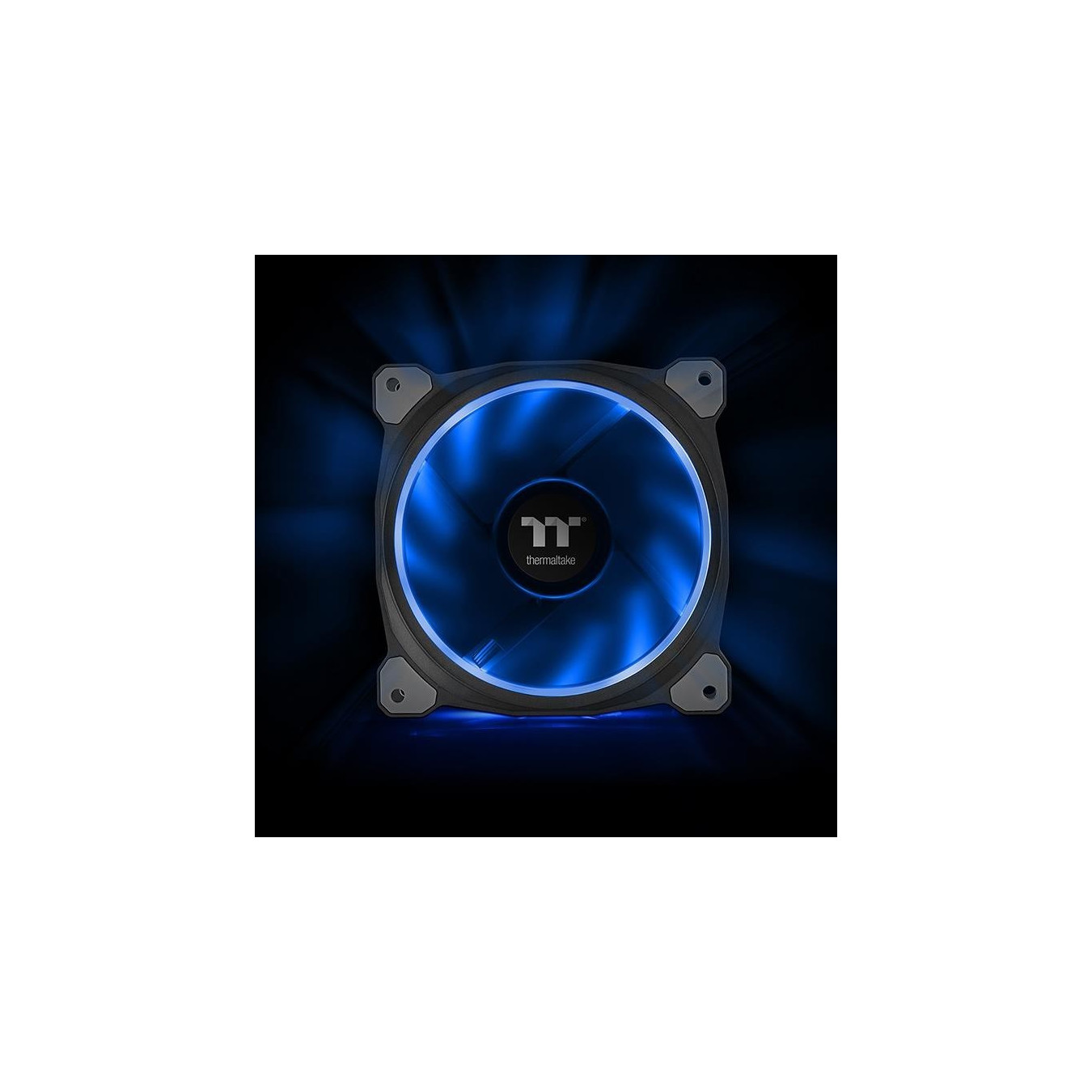 Thermaltake Riing Plus 12 RGB Kit - CL-F076-PL12SW-A - 3x120mm RGB Fans + Lumi, USB Hub, Black