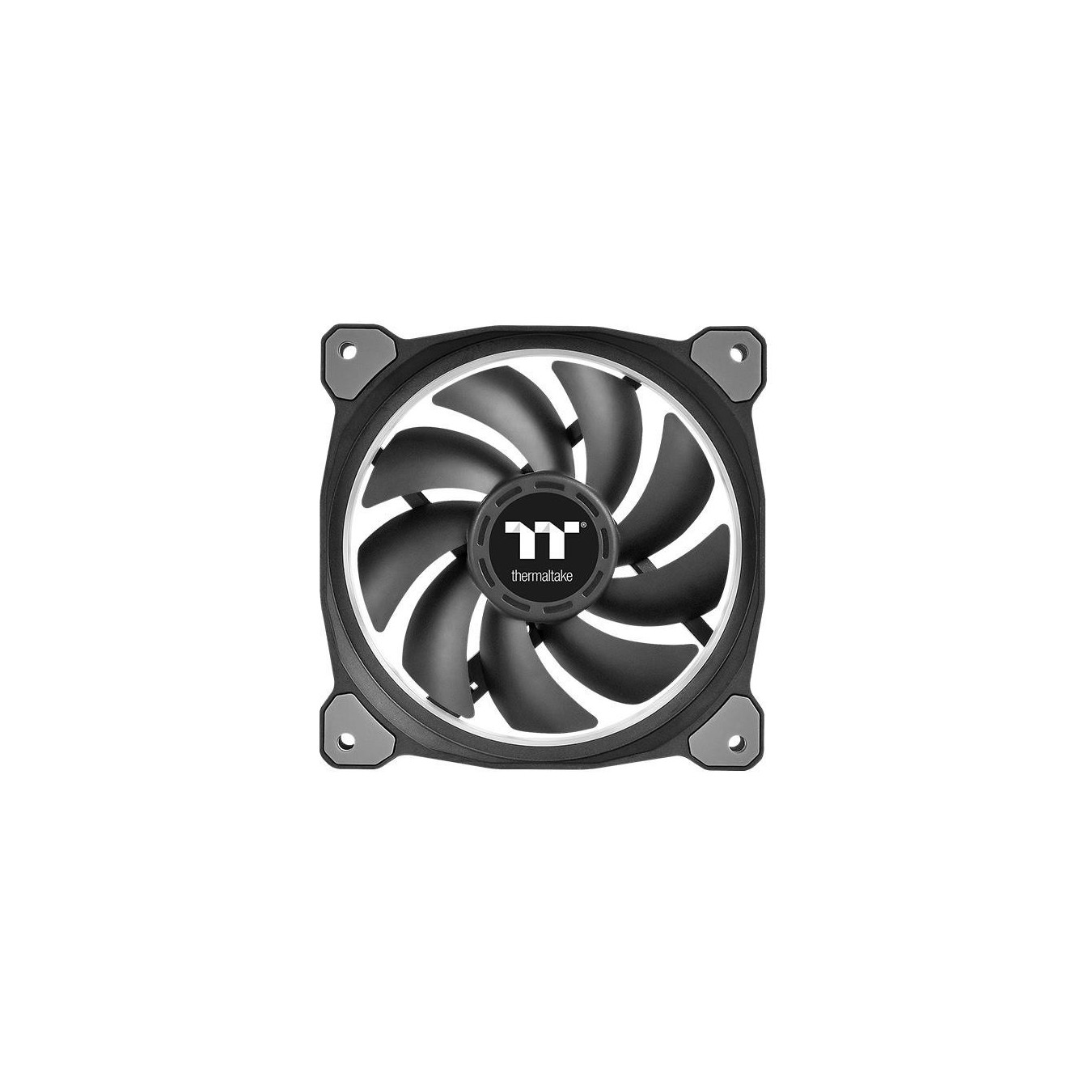 Thermaltake Riing Plus 12 RGB Kit - CL-F076-PL12SW-A - 3x120mm RGB Fans + Lumi, USB Hub, Black