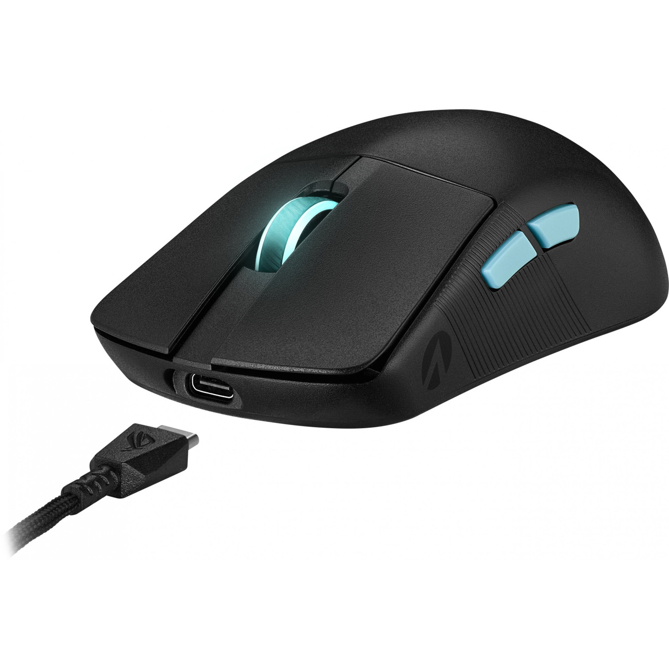 ASUS ROG Harpe Ace Aim Lab Edition Gaming Mouse - Ambidextrous, 36000 DPI, Tri-Mode RF/Bluetooth/Wired, Black