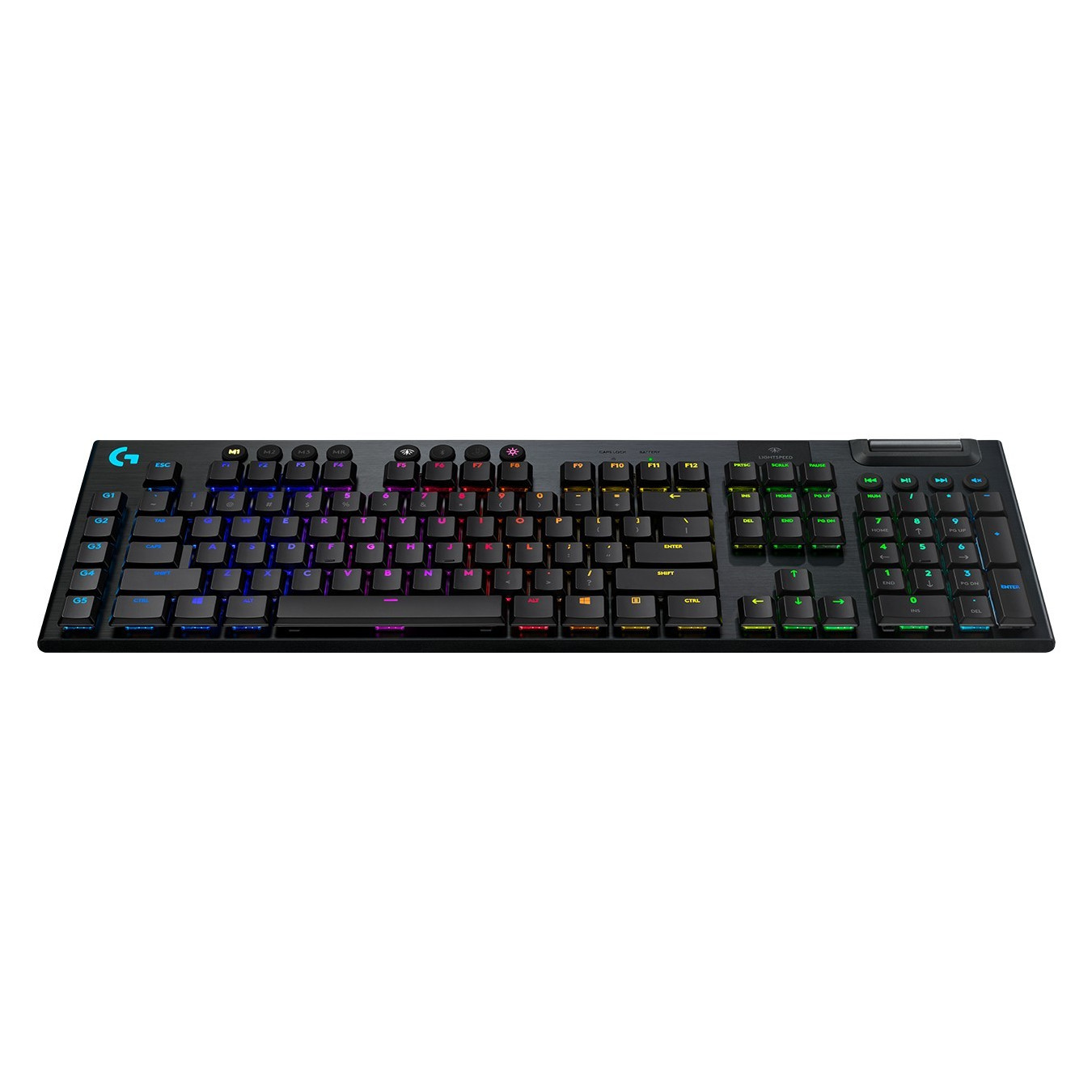 Logitech G915 LIGHTSPEED Wireless RGB Mechanical Gaming Keyboard - G915 - Carbon, GL Tactile, German QWERTZ