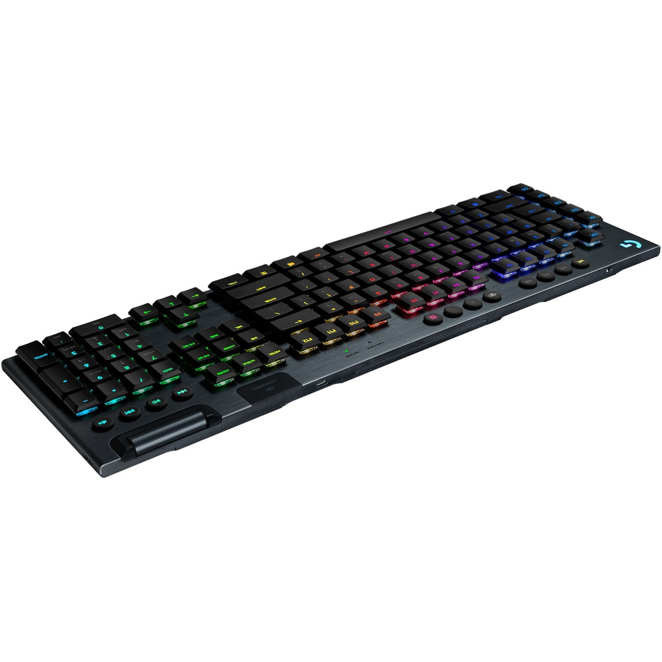 Logitech G915 LIGHTSPEED Wireless RGB Mechanical Gaming Keyboard - G915 - Carbon, GL Tactile, German QWERTZ