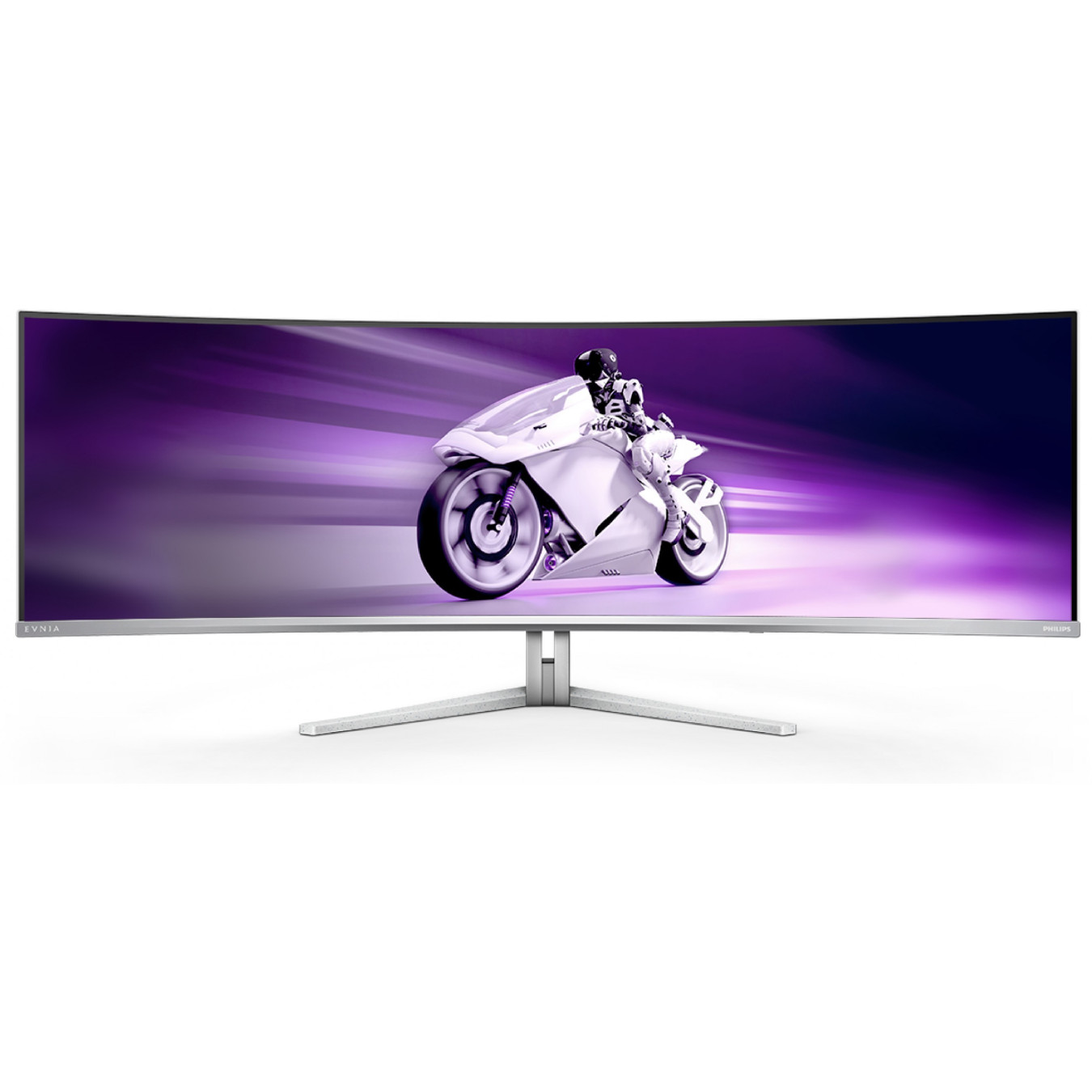 Philips 49M2C8900 - 32:9 QD-OLED 124.3cm - White, 5120x1440, 240Hz, 2xHDMI, DP, USB-C — Buy in Cyprus with Fast Delivery