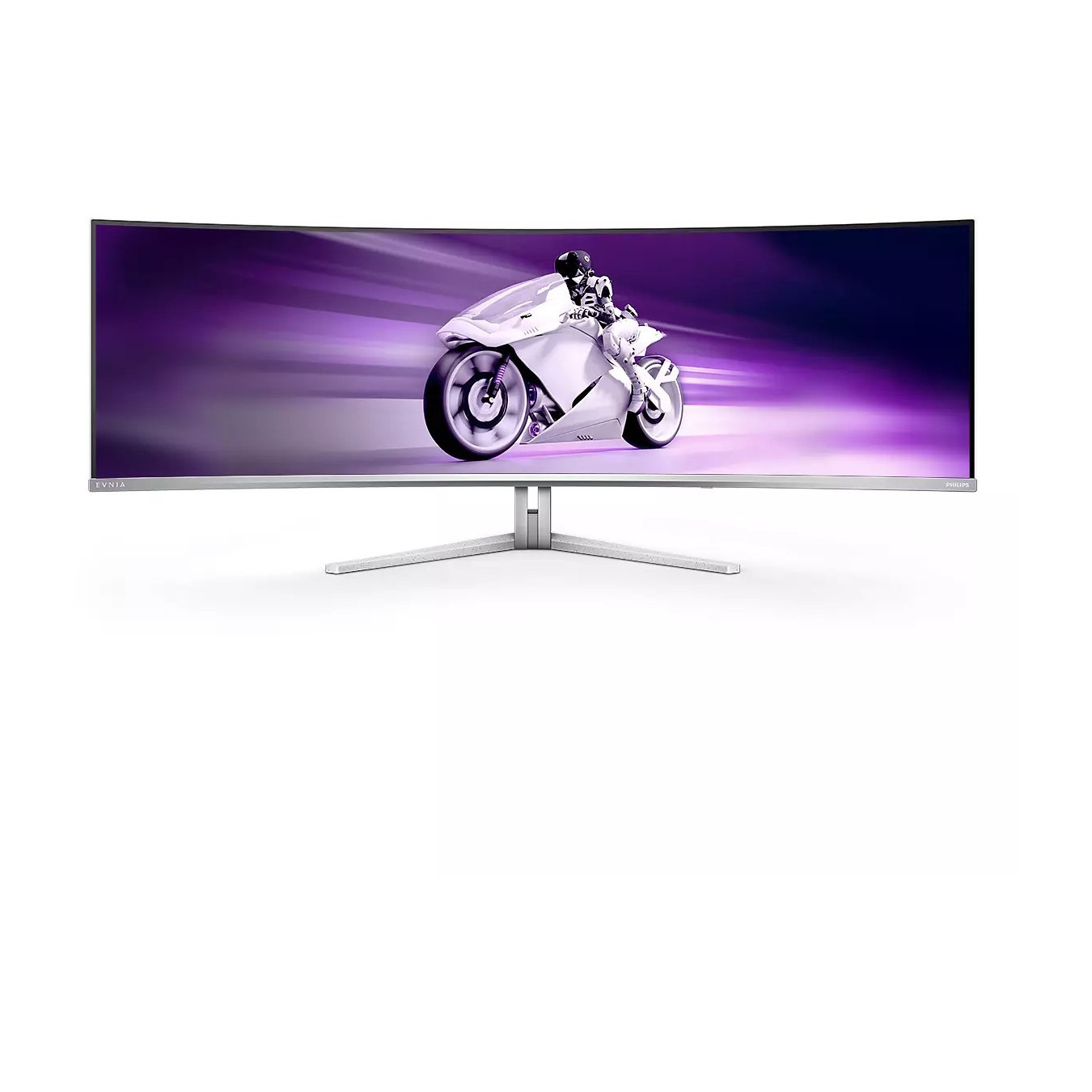 Philips 49M2C8900 - 32:9 QD-OLED 124.3cm - White, 5120x1440, 240Hz, 2xHDMI, DP, USB-C — Buy in Cyprus with Fast Delivery