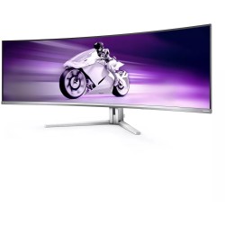 Buy Philips 49M2C8900 - 32:9 QD-OLED 124.3cm - White, 5120x1440, 240Hz, 2xHDMI, ... in Cyprus, Nicosia, Limassol, Larnaka, Pafos