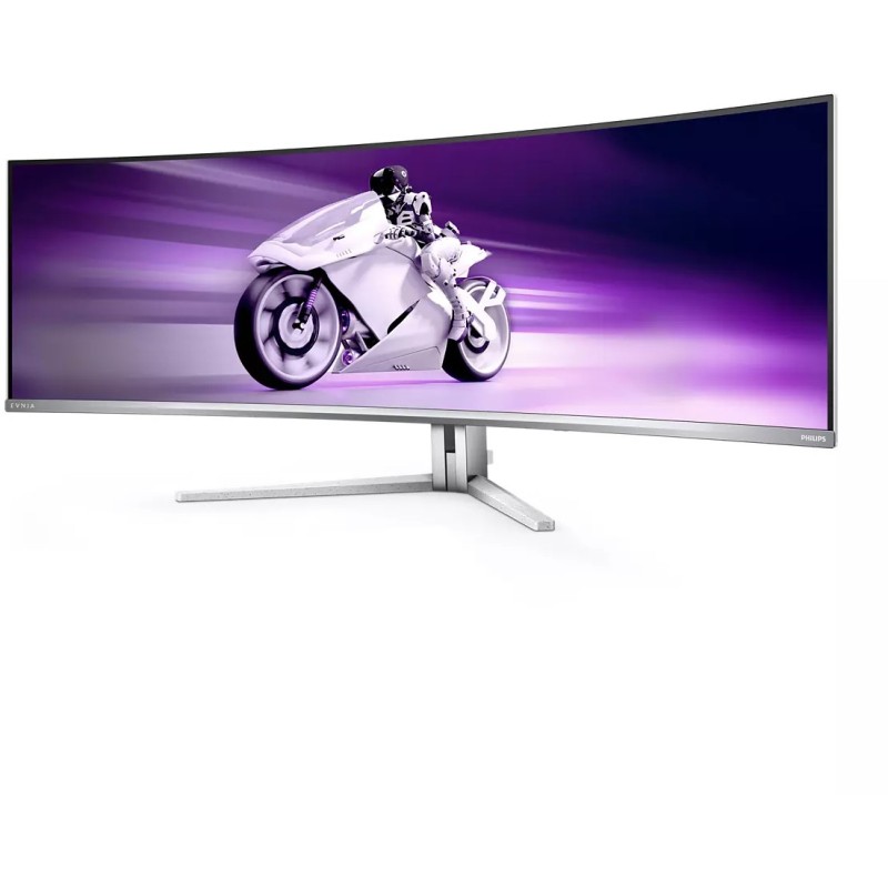 Buy Philips 49M2C8900 - 32:9 QD-OLED 124.3cm - White, 5120x1440, 240Hz, 2xHDMI, ... in Cyprus, Nicosia, Limassol, Larnaka, Pafos