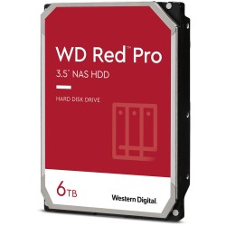 Western Digital Red Pro 6TB 3.5" SATA III NAS HDD - 7200 RPM 256MB Cache - WD6005FFBX (Boxed)