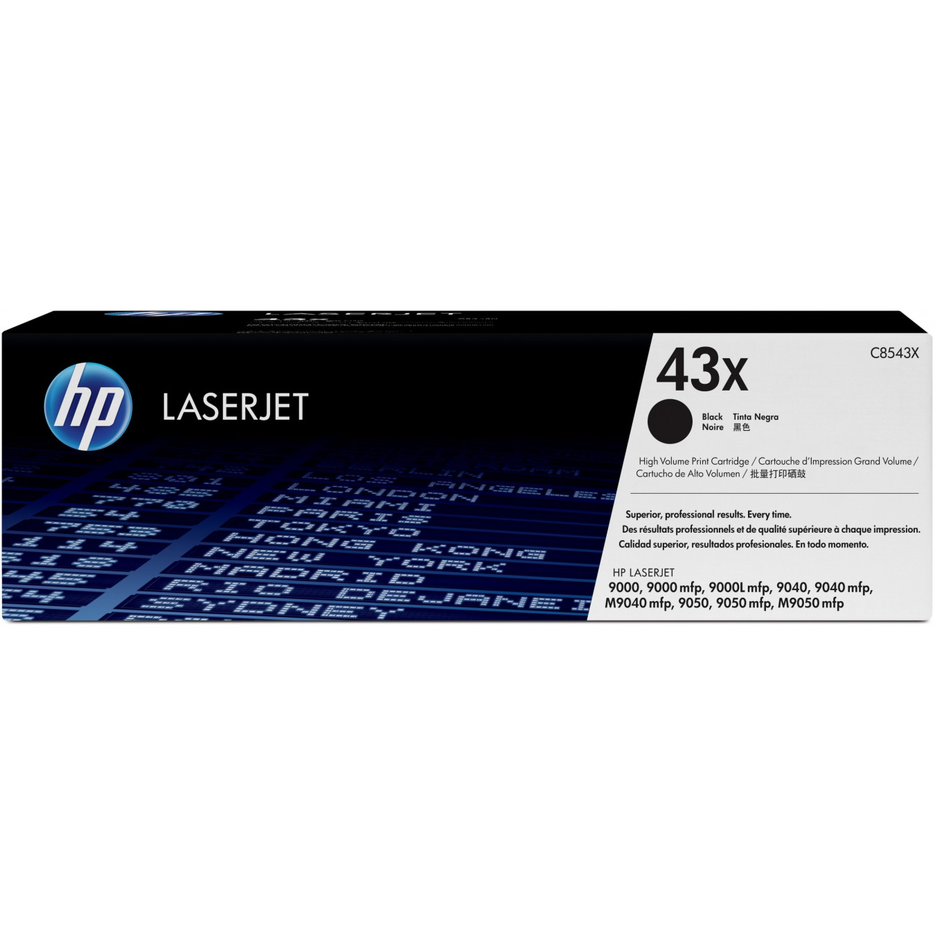 HP 43X Original LaserJet Toner Cartridge C8543X - Black, High Yield 30,000 pages — Buy in Cyprus with Fast Delivery