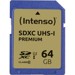 Buy CARD 64GB Intenso Premium - 3421490 - SDXC UHS-I 90 MB/s Class 10 in Cyprus, Nicosia, Limassol, Larnaka, Pafos
