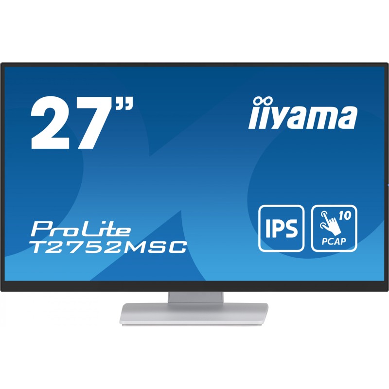 Buy iiyama ProLite 27in White Bonded PCAP 10P Touchscreen - (White, 27in, IPS, F... in Cyprus, Nicosia, Limassol, Larnaka, Pafos
