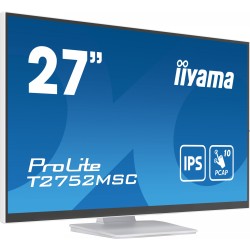 Buy iiyama ProLite 27in White Bonded PCAP 10P Touchscreen - (White, 27in, IPS, F... in Cyprus, Nicosia, Limassol, Larnaka, Pafos