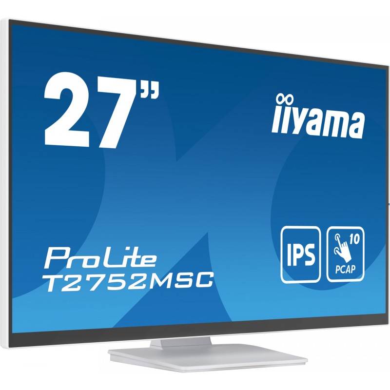 Buy iiyama ProLite 27in White Bonded PCAP 10P Touchscreen - (White, 27in, IPS, F... in Cyprus, Nicosia, Limassol, Larnaka, Pafos